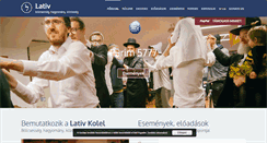Desktop Screenshot of lativ.hu